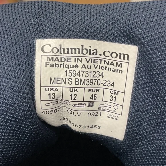 MensNewton Ridge Plus II Suede WP Hiking Boot Elk Sunset Red Tan Navy 13 - Picture 9 of 12